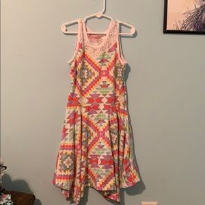 Kids/teens pattern colorful dress